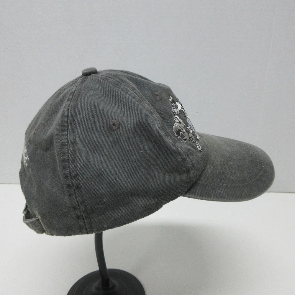Looney‎ Tunes Hat Cap Strapback Men OS Cartoon Embroidered Gray That's All Folks